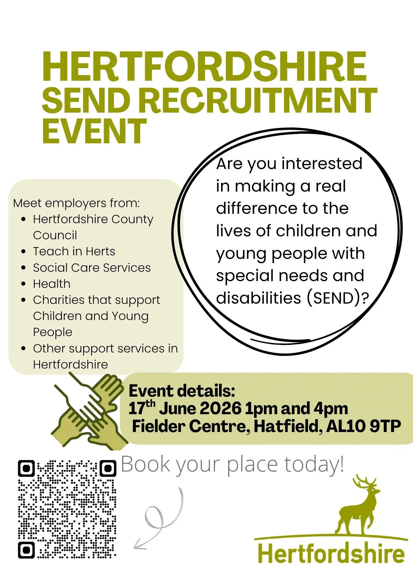 SEND recruitment event 17th June 2026